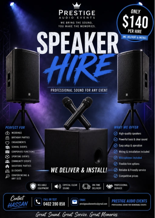 Prestige Audio Events